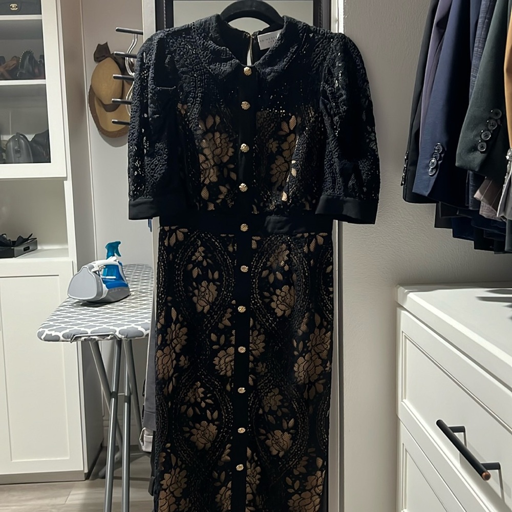 Primrose the Label designer look dress.Fits like Med.NWOT, no size tag.Lined.